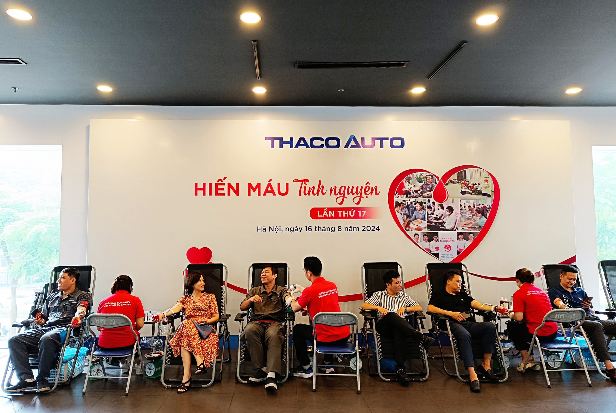 Hiến máu tình nguyện lần thứ 17 năm 2024 tại THACO AUTO Long Biên