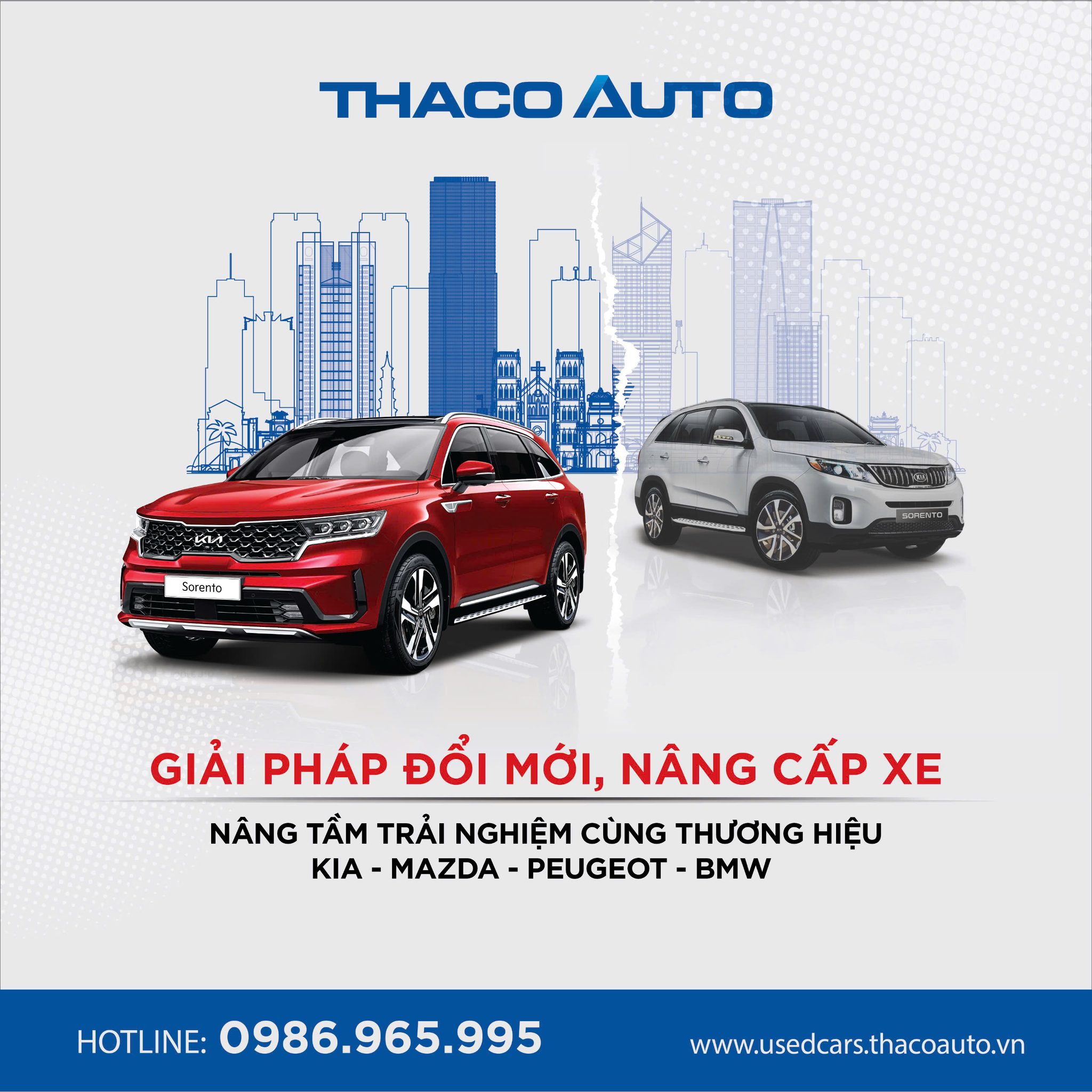 CÙNG THACO AUTO LONG BIÊN ĐỔI XE MỚI - ĐA DẠNG THƯƠNG HIỆU, NÂNG TẦM TRẢI NGHIỆM