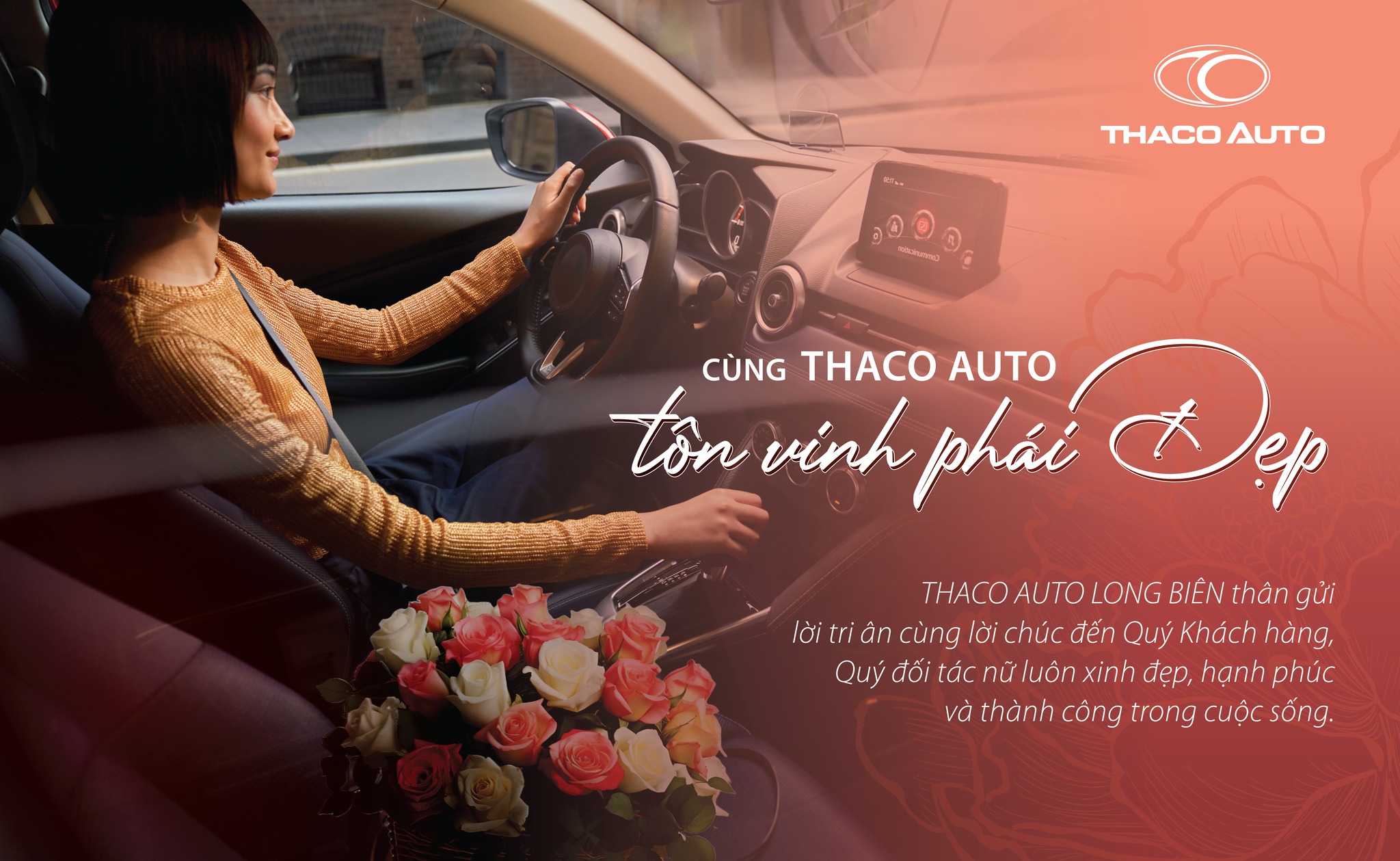 THACO AUTO LONG BIÊN CHÚC MỪNG NGÀY PHỤ NỮ VIỆT NAM