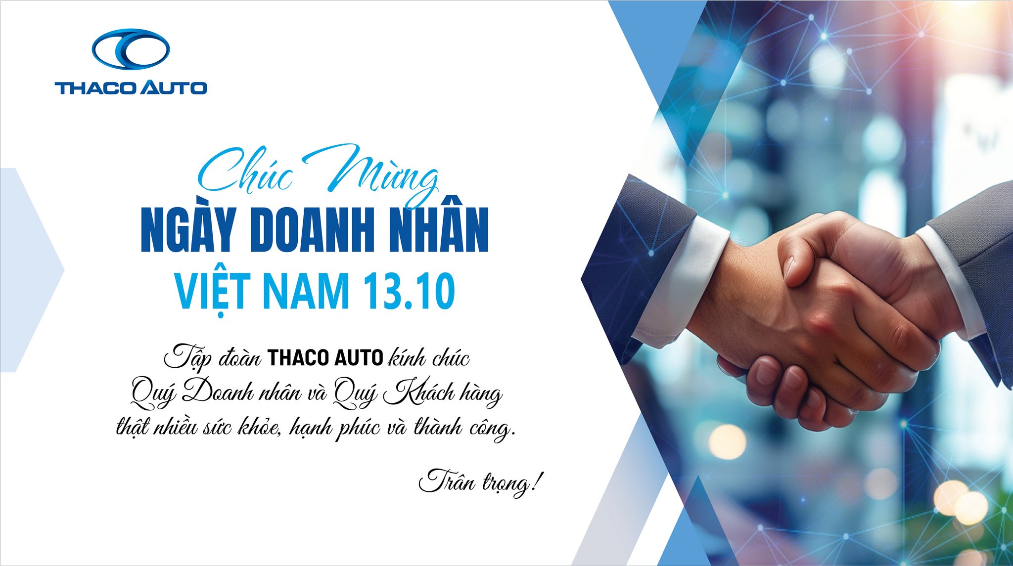 THACO AUTO LONG BIÊN CHÚC MỪNG NGÀY DOANH NHÂN VIỆT NAM 13/10