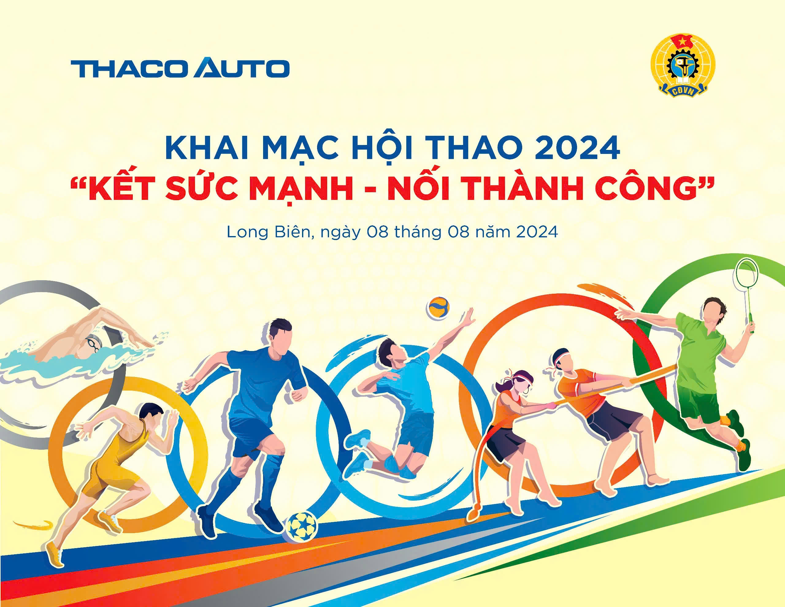 THACO AUTO Long Biên - Hà Nội tổ chức khai mạc Hội thao “Kết sức mạnh - Nối thành công” năm 2024